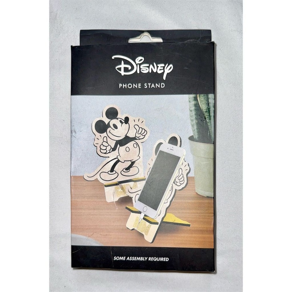 Disney Mickey Mouse Durable Phone‎ Stand steamboat Willie style b & w retro NIB